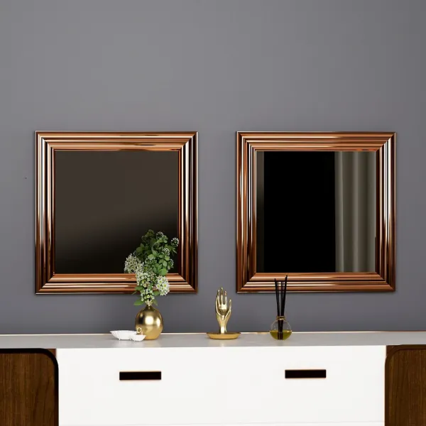 Mirror Set (2 Pieces) Bale - Bronze