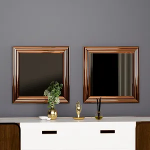 Mirror Set (2 Pieces) Bale - Bronze