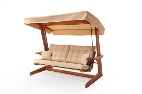 Garden Triple Swing Chair Sia 2400 - Camel