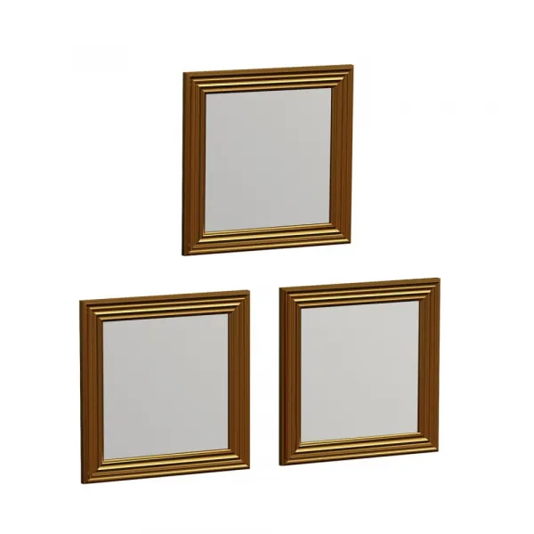 Mirror Set (3 Pieces) Otto - Gold