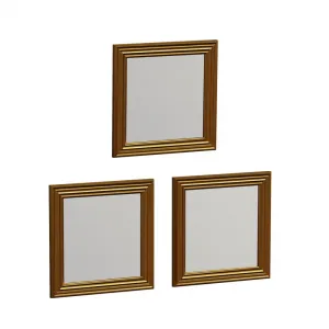 Mirror Set (3 Pieces) Otto - Gold