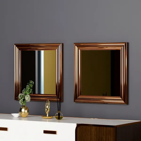Mirror Set (2 Pieces) Bale - Bronze