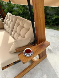 Garden Triple Swing Chair Sia 2400 - Camel