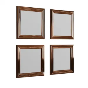 Mirror Set (4 Pieces) Loza - Bronze