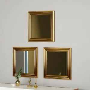 Mirror Set (3 Pieces) Otto - Gold