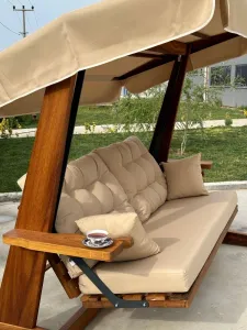 Garden Triple Swing Chair Sia 2400 - Camel