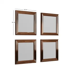 Mirror Set (4 Pieces) Loza - Bronze
