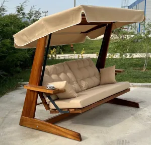 Garden Triple Swing Chair Sia 2400 - Camel