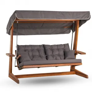 Garden Triple Swing Chair Sia 2400 - Anthracite