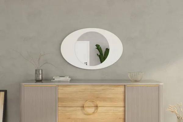 Zrkadlo Obble - White
