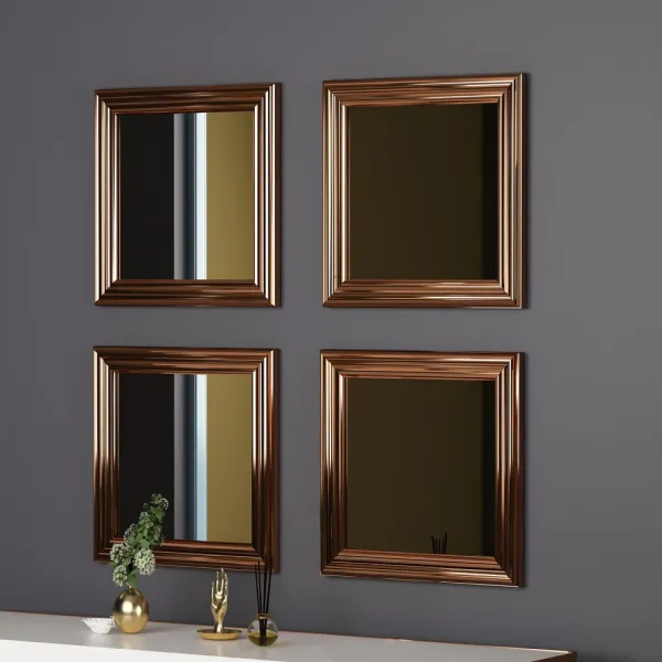 Mirror Set (4 Pieces) Loza - Bronze