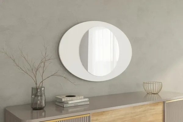 Zrkadlo Obble - White