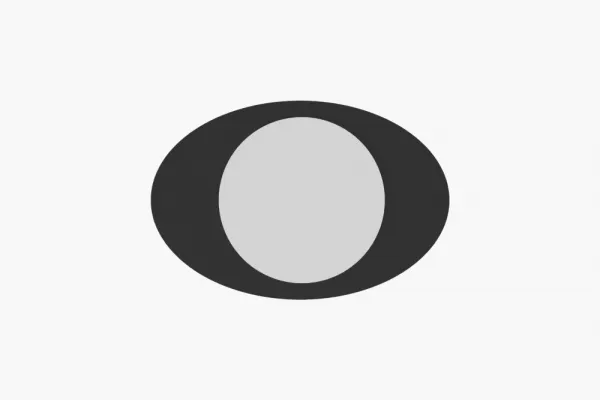 Zrkadlo Obble - Black