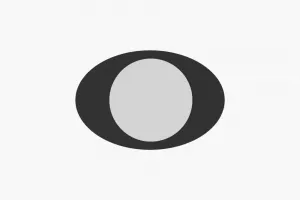 Zrkadlo Obble - Black
