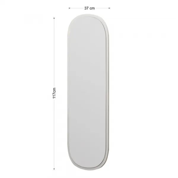 Zrkadlo Magnum - White