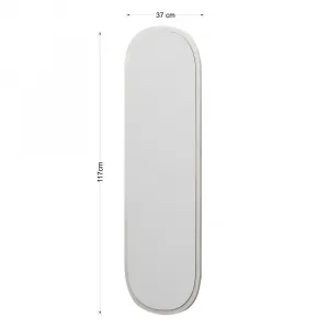 Zrkadlo Magnum - White