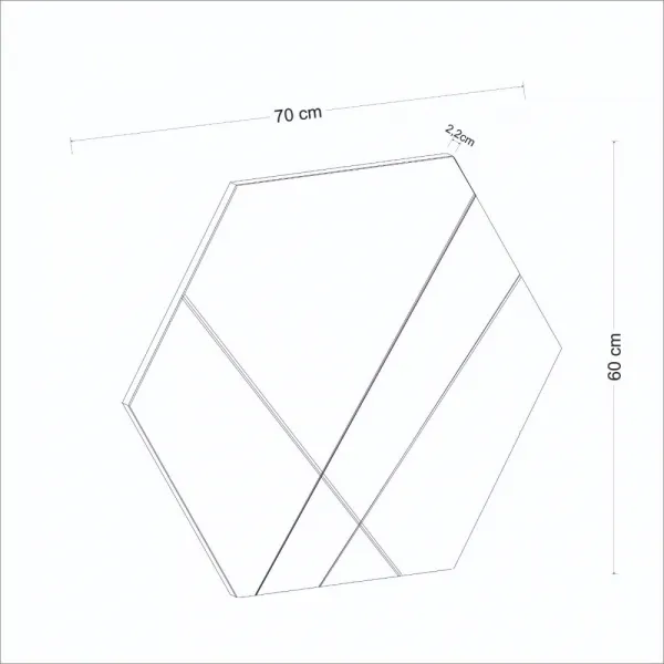 Zrkadlo Saga - White