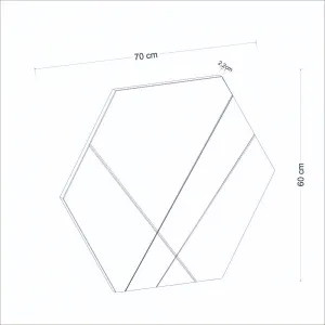 Zrkadlo Saga - White