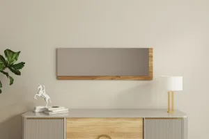 Zrkadlo Lariya - White, Walnut