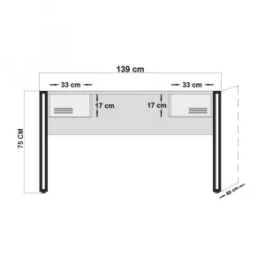 Study Room Furniture Set COSMO-TKM.10