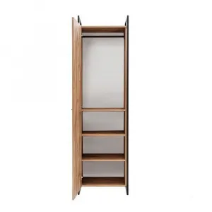 Kalune Design Šatní skříň Dynamic 64 cm borovice Atlantic/černá