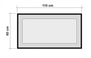 Decorative Chipboard Mirror Quantum İdea 110