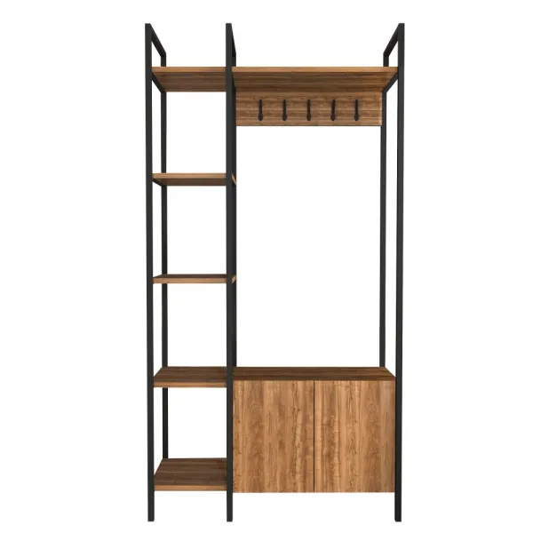 Predsieňová stena Doga - Walnut, Black