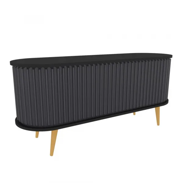 TV stolík Stor - Black, Anthracite