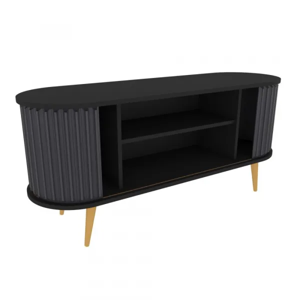 TV stolík Stor - Black, Anthracite