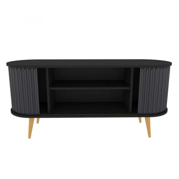 TV stolík Stor - Black, Anthracite
