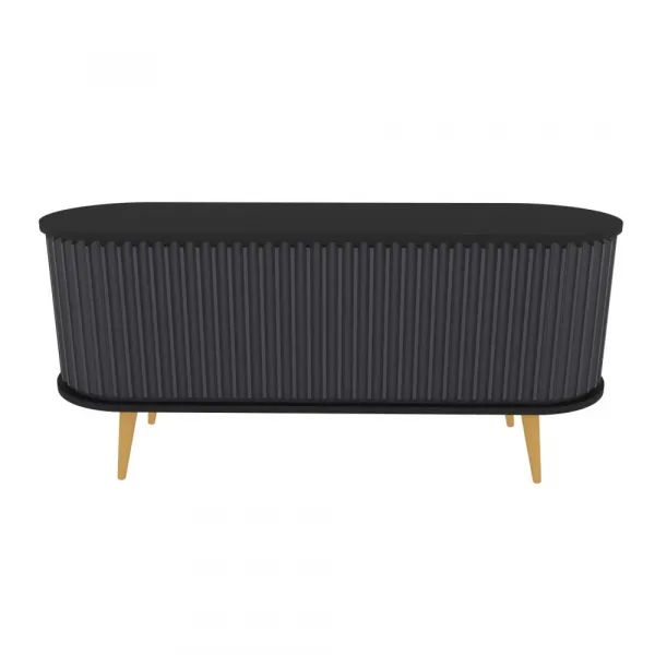 TV stolík Stor - Black, Anthracite