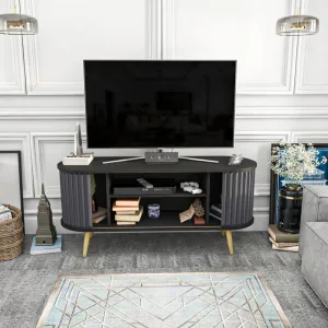 TV stolík Stor - Black, Anthracite