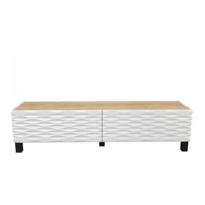 TV stolík Lerze - Sapphire, White