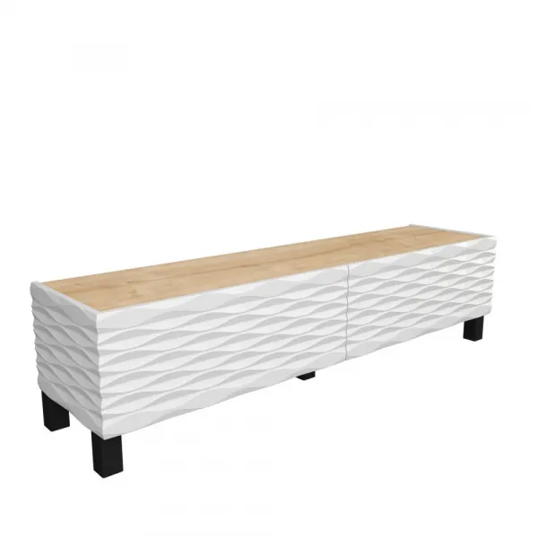 TV stolík Lerze - Sapphire, White