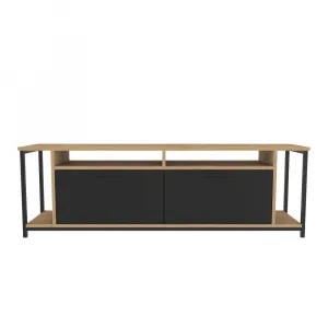 TV stolík Omar - Oak, Black