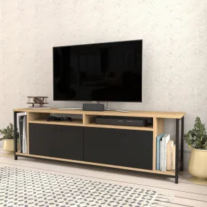 TV stolík Omar - Oak, Black