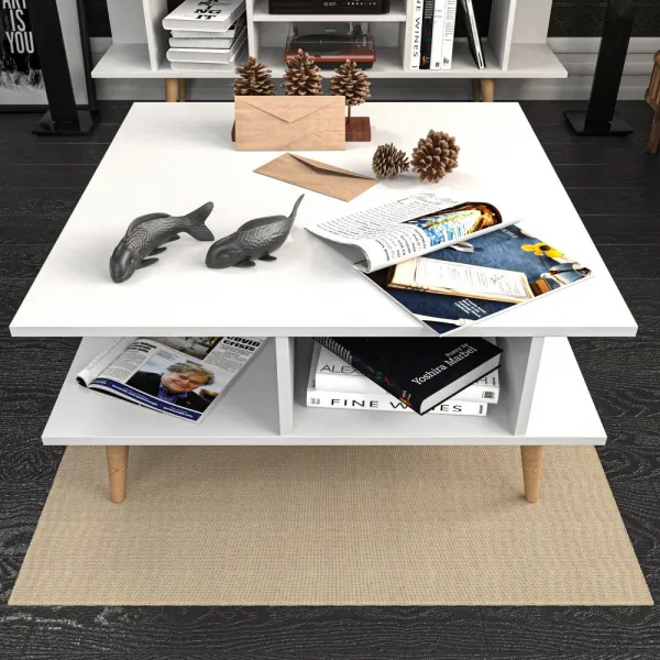 Konferenčný stolík Akya Coffee Table - White