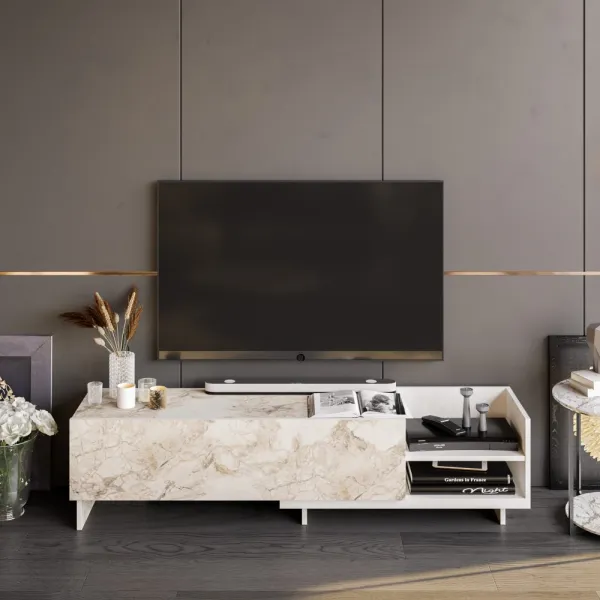 TV stolík Parion - White