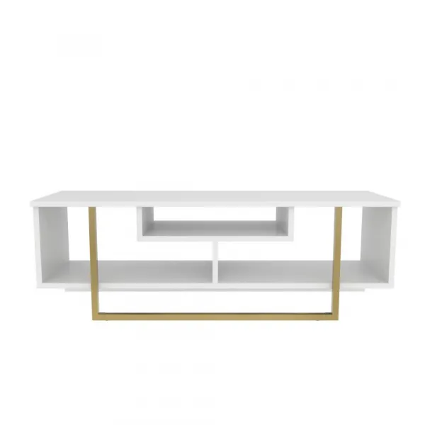 TV stolík Asal 120 - Gold, White