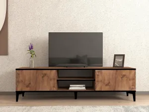 TV stolík Begi - Atlantic Pine, Black