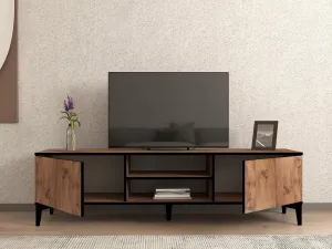 TV stolík Begi - Atlantic Pine, Black