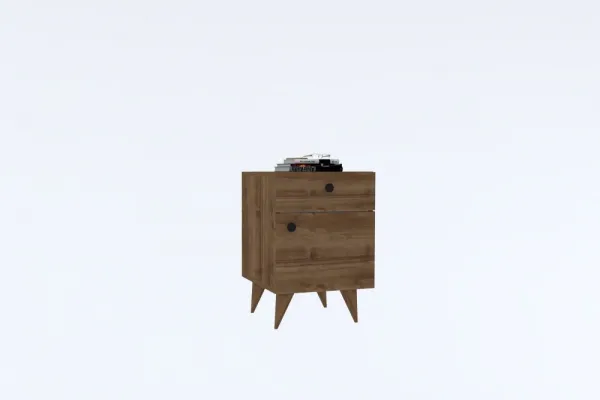 Nočný stolík Pila - Walnut