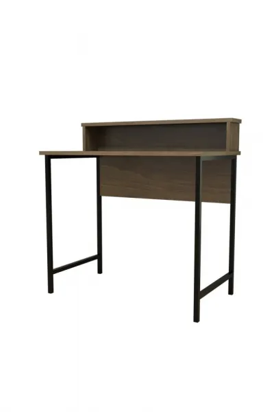 Písací stôl Uso - Walnut, Black