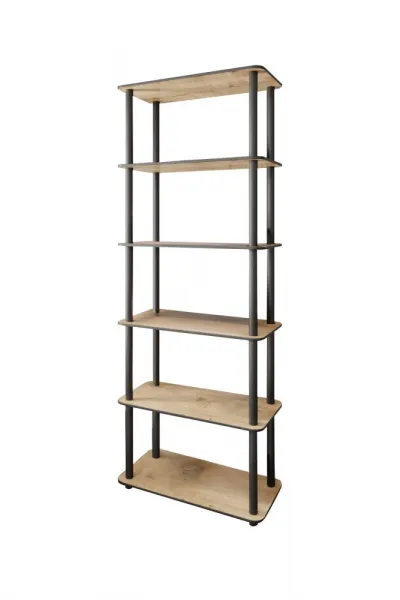 Knižnica Bookcase 6 Rect - Oak