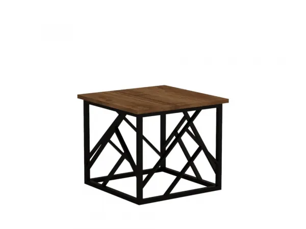 Konferenčný stolík Woda - Walnut, Black