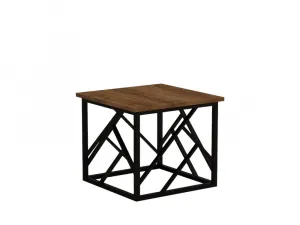 Konferenčný stolík Woda - Walnut, Black