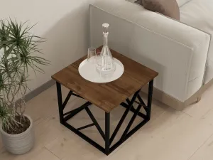 Konferenčný stolík Woda - Walnut, Black