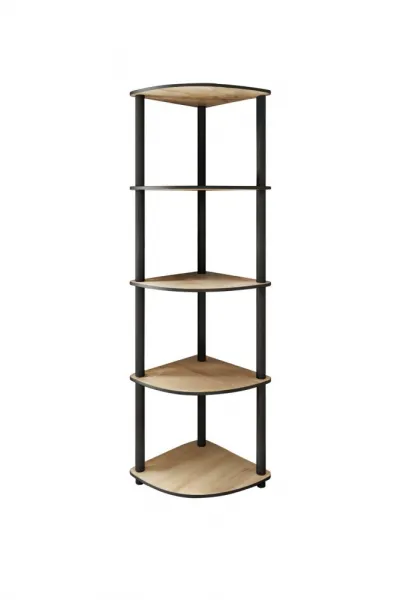 Knižnica Bookcase 5 Corner - Oak