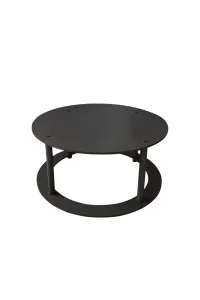 Konferenčný stolík Hole Round - Black