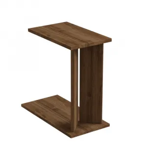 Príručný stolík / Odkladací stolík Lun - Walnut